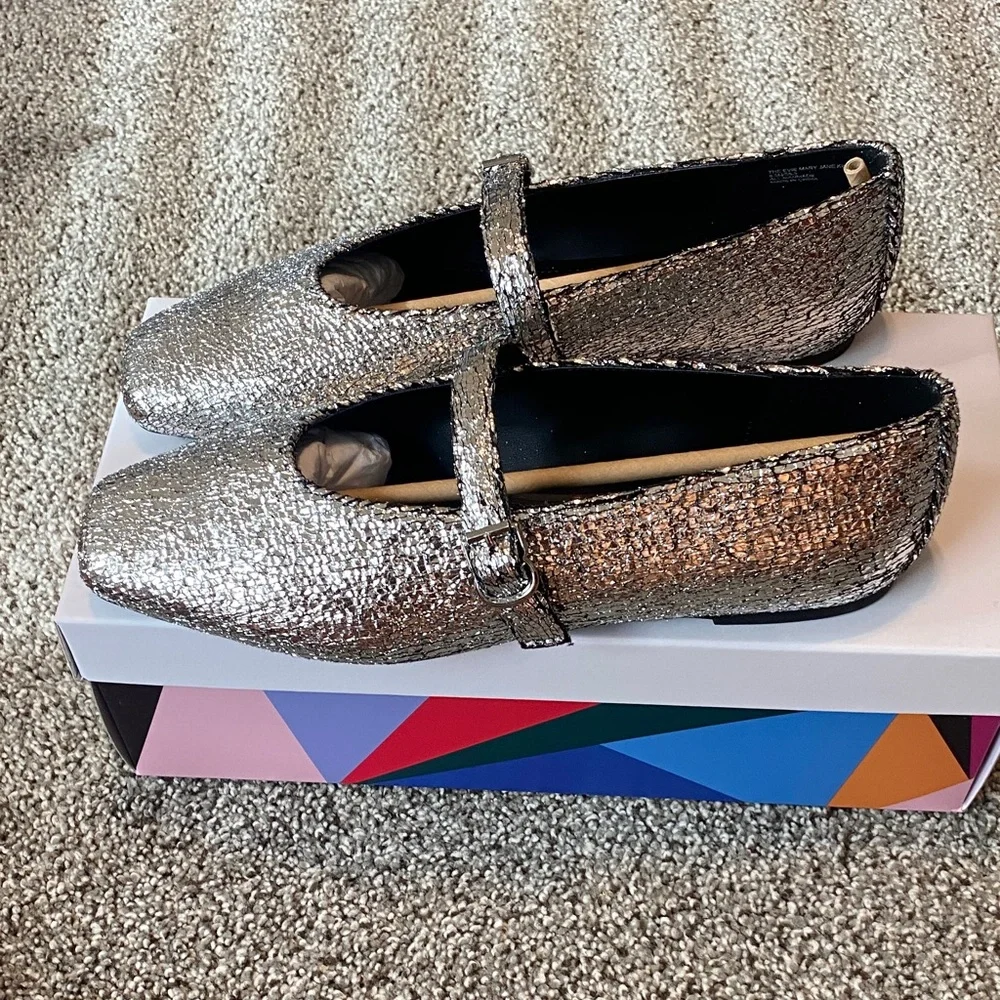 Katy Perry Collections Metallic Flats